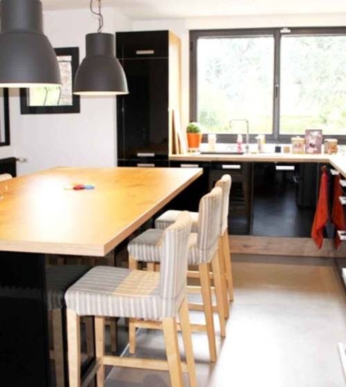 aménagement d'une cuisine ouverte Morlaix (29)