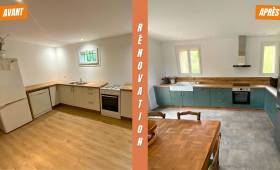 Rénovation de la cuisine en L