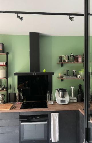 Création d'un espace cuisine avec une verrière à Saint-Sébastien-sur-Loire