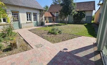 Pavage vue sur jardin