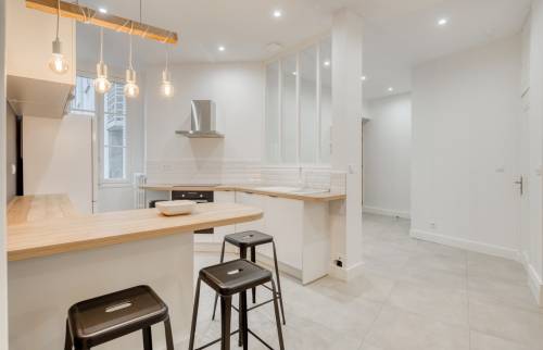 Rénovation de cuisine avec verrière 