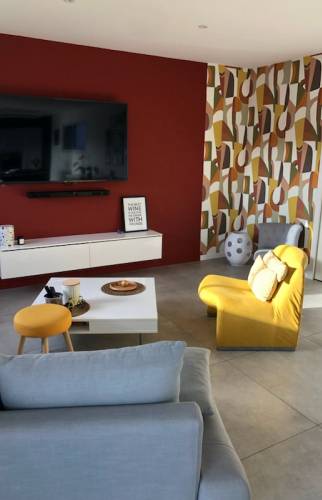 Focus sur la tapisserie avec un rendu final