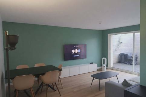 Intérieur de l'extension avant travaux