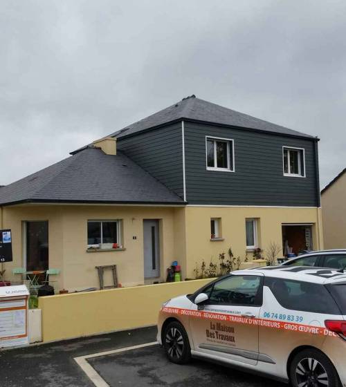 Surélévation en ossature bois de 70 m2 -1