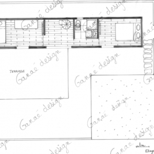 intérieur d’un conteneur transformé en logement – Gaëlle Simon, architecte du projet