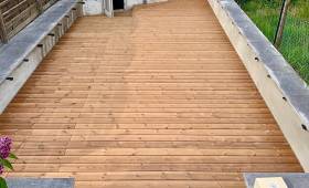 Aménagement d'une terrasse en bois à Annemasse