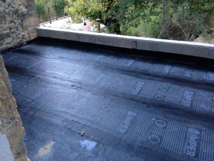 Etanchéité de la terrasse 