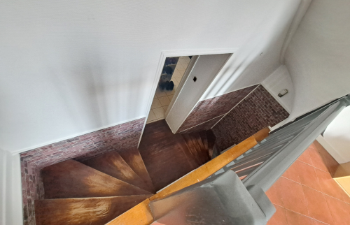Décoration intérieure d'un escalier