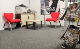 Rénovation de moquettes à Mouy (OISE 60) dans 1 bureau commercial