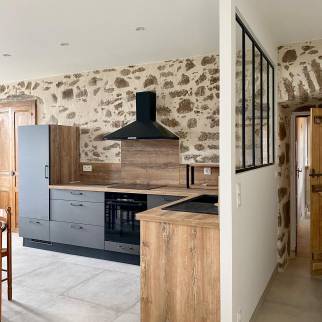 Rénovation de maison avec nouvelle cuisine aménagée - Cholet 49