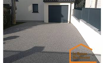 cours en béton désactivé