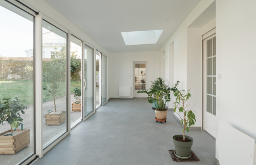 Rénovation et extension d'une véranda existante VERTOU (44120) - vue intérieure