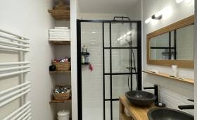 Rénovation de salle de bain pour un look industriel à Igny (91)