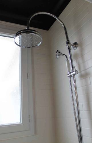 Rénovation d'une salle de bain, style rétro à Boussay