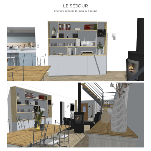 Aménagement d'une entrée et d'un séjour - HELENE SOORBEEK - La Maison Des Architectes