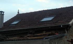 La toiture avant rénovation