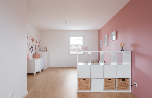 Surélévation de maison à Rezé - chambre