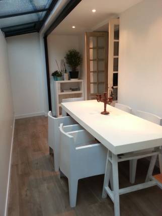 Construction d'une extension avec verrière