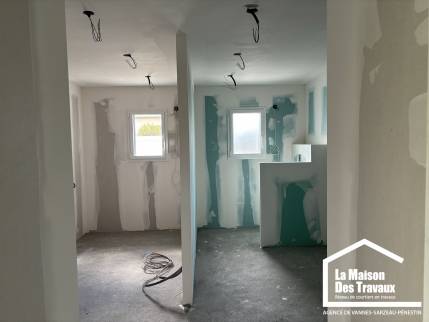 details finition salle de bain extension maison