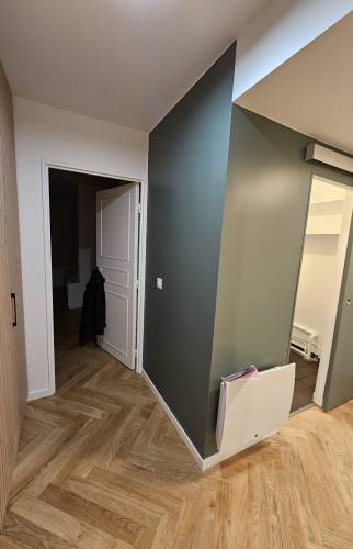 renovation complete appartement courbevoie 92400 entree vue 1