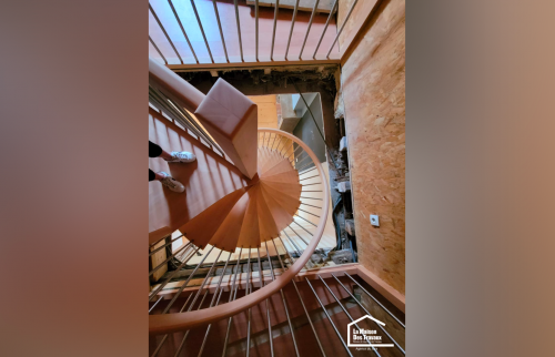 Rénovation d'un escalier en colimaçon