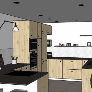 Conception – Aménagement – Décoration d'une cuisine sur-mesure - Claire Clavier - La Maison Des Architectes