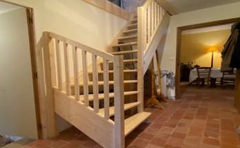 escalier bois 