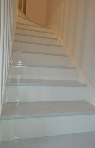 Escalier repeint