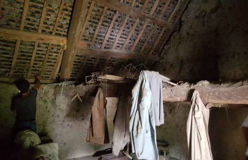 Maison Pleugueneuc (combles avant travaux)