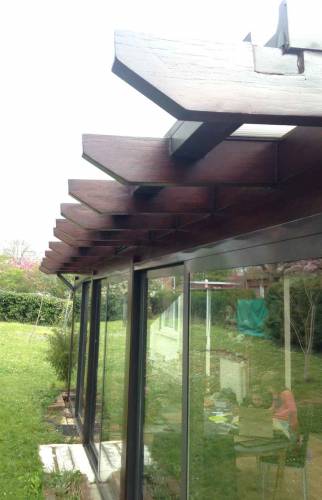 Rénovation véranda bois Yerres