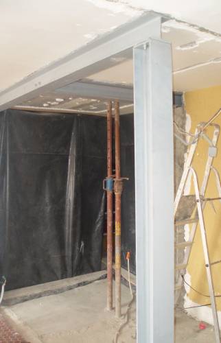 travaux de consolidation des plafonds