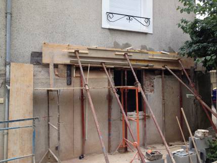 Ouverture mur porteur