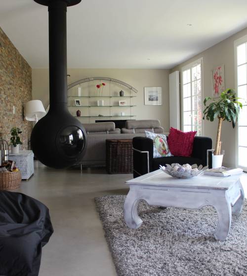 Installation d'une cheminée près de Morlaix (29)