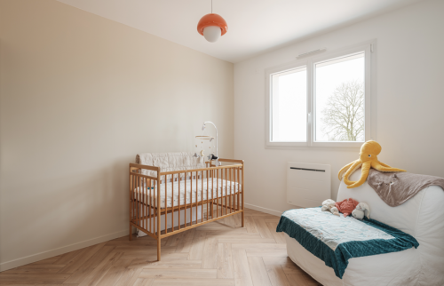 Surélévation de maison à Vertou pour créer un espace nuit (44120) - chambre 2