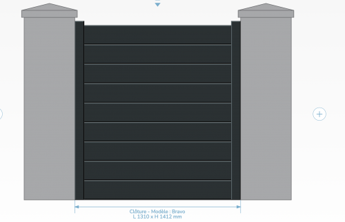 Visuel des portillons proposés