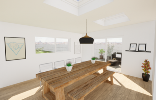 Plan projet - Extension de maison à Nantes