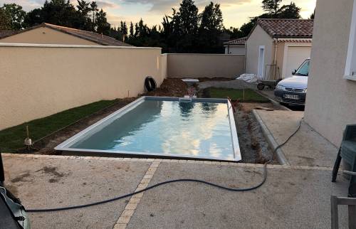 Construction d’une piscine près de Valence