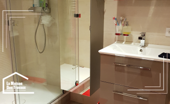 Rénovation de Salle de Bain à Mantes-La-Jolie : Un Espace Petit mais Spectaculaire