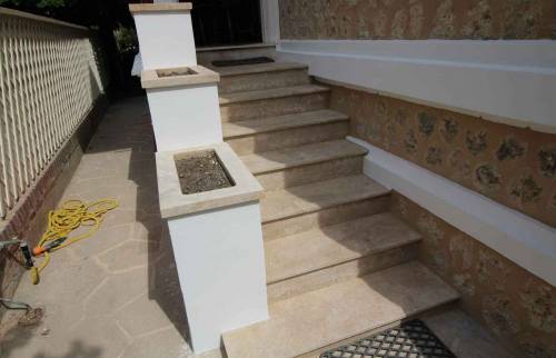 Rénovation des jardinières à Deauville