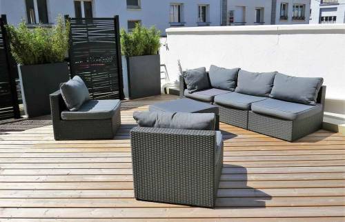 Espace détente sur terrasse - Lorient (56100)