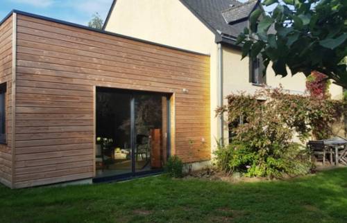 Construction d'une belle extension en bois vers Perpignan