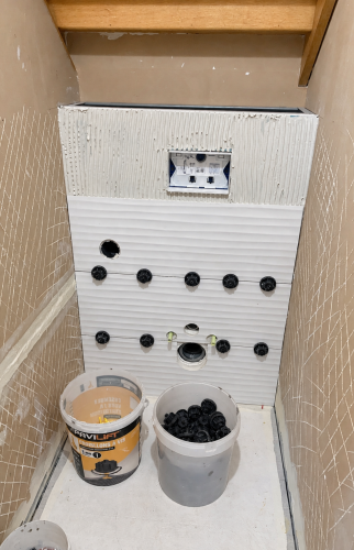 Rénovation de toilettes à La Mézière (35520)