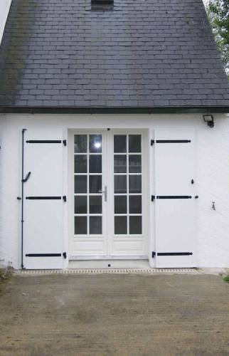 Remplacement de la porte de garage par une porte fenêtre