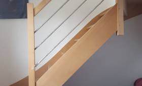 Pose d'escalier