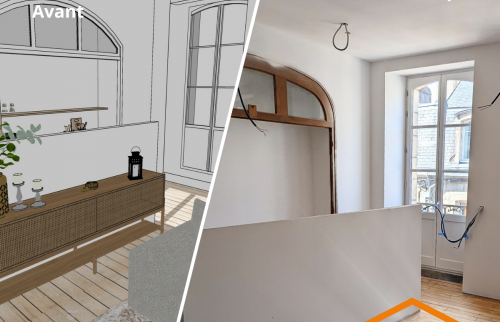 Découvrez comment un plan 3D devient réalité à Quimper grâce à une rénovation sur mesure et un accompagnement professionnel.
