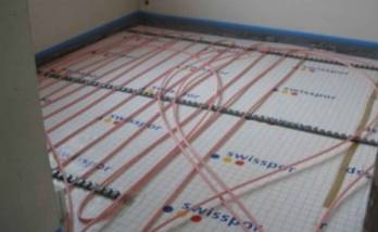 Installation d'un plancher chauffant