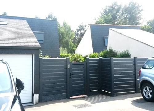 Pose d'un portillon et brise vue à Chenôve