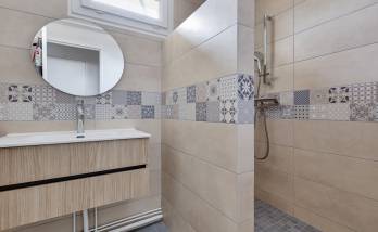 La salle de bain rénovée