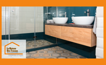 Rénovation de salle de bain, douche a l'italienne et meuble sous vasque suspendu.