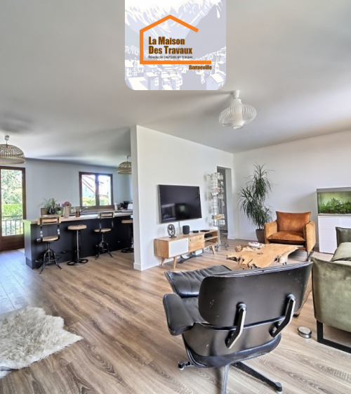 Rénovation complète d’un salon à Amancy (74800)